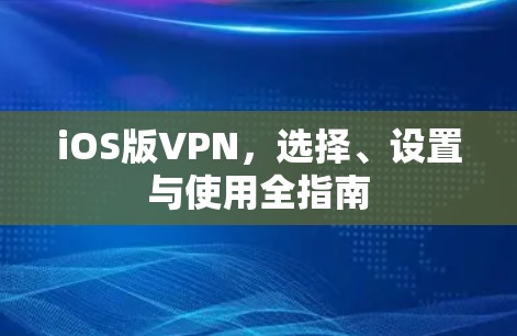iOS版VPN，选择、设置与使用全指南